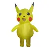 Disfraz Inflable de Pikachu de Halloween Transfronterizo Accesorios Divertidos para Escenario Fiesta Rendimiento Montar Abeja Disfraz Inflable