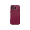 Cor Sólida Textura de Couro Adequada para Capa de Celular iPhone 18 Pro Max, Apple 17 Janela Grande Chamativa Design, 16 Capa Protetora