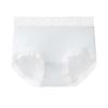 Calcinha Feminina Verão 7A Antibacteriana Sem Costura Renda Fina Ice Silk Calça Máscara Cor Nude Respirável