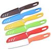 Precio de Fábrica Suministro Directo Cuchillo Pelador de Frutas con Funda Cuchillo de Cocina Cuchillo de Frutas Portátil Color Caramelo Cuchillo Pelador de Frutas