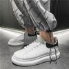 Nuevas Zapatillas Blancas Mcqueen 2026 para Parejas Jóvenes, Transpirables Versátiles de Plataforma con Suela Gruesa que Aumentan la Altura para Hombres y Mujeres