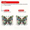 Pendientes Bohemianos de Uso Diario Regalo Transfronterizo Pendientes Acrílicos de Mariposa Cumpleaños Fiesta Navideña Acrílica