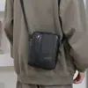 Bolsa de Hombro Nueva Simple de Comercio Exterior Gran Capacidad Piel Suave de PU Versátil Cruzada Casual Práctica Resistente al Desgaste para Viajero Hombre