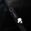 Funda Protectora de Hombro para Cinturón de Seguridad de Mascota Nueva, Panda de Dibujos Animados Lindo, Cubierta Protectora para Coche Alargada, Universal para las Cuatro Estaciones