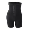 Pantalones abdominales de doble capa sin costuras transfronterizos de cintura alta moldeadores de cuerpo talla grande 200 kg calzoncillos tipo bóxer abdominales de cadera Moldeadores
