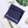 Pañuelo cuadrado grande de color sólido 90cm pañuelo casual malayo pañuelo de regalo de seda artificial chal monocromático pañuelo barato al por mayor