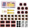 Parche de Reparación de Neumáticos para Motocicleta y Vehículo Eléctrico Transfronterizo Pegamento Palanca para Neumáticos Juego de Herramientas Portátiles para Reparación de Neumáticos de Bicicleta