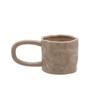 Caneca de cerâmica criativa e simples para casa ou escritório, com grande capacidade e alça grande.