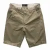 Textura de Verão Lavada Botão-Up Shorts Esportivos Casuais Masculinos Soltos Sensação Vertical Cargo Cinco Pontos Calças de Praia