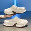 Chinelos de Algodão Impermeáveis EVA para Uso Externo, Masculino e Feminino, Uso Doméstico Outono/Inverno, Antiderrapante, Forrados com Pelúcia, Solado Grosso, Quentes, Chinelos de Algodão para Casal