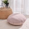 Funda de almohada de terciopelo de color sólido transfronteriza terciopelo coche sofá cama cojín almohada de cintura lindo ins almohada redonda