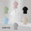 2025 Verão Masculino e Feminino Roupa Corporativa de Trabalho Camisa Polo Manga Curta Fina Fashionável Emagrecedora Time Building Camisa Simples