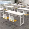 Mesa de treinamento mesa longa mesa de treinamento e cadeira integradas mesa e cadeira de conferência liquidação agência aula particular mesa e cadeira funcionário duplo