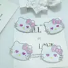 Acessórios de Acrílico Gatinho Kitty Desenho Fofo Avental Porta-Pó Óculos Presilhas de Cabelo para DIY Acessórios de Cabelo Fivelas de Sapato Materiais de Decoração