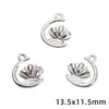 Aleación Estilo Chino Nuevo Separador de Tres Vías Perla Redonda Flor Mariposa Corazón Pequeño Colgante Hecho a Mano DIY Pulsera Collar Accesorios