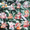 Nuevo Colgante Festivo de Ciervo Lindo de Navidad Colgante Plano Acrílico Transfronterizo Decoración para el Interior del Coche Espejo Retrovisor