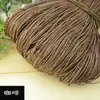 Sombrero de papel línea de rafia gancho sombrero de verano línea de rafia línea trenzada sombrero de paja de algodón línea gancho hecho a mano sombrero de copa hueco bolsa