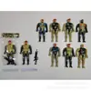 Juguetes de Adornos de Mesa Militares de Juego de Rol de Comercio Exterior para Niños / Set de 4 Modelos de Soldado Realistas de 11 cm con Accesorios