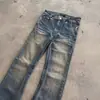 Jeans Rectos Vintage Retro de Calle Americana Mismo Estilo Ins Pantalones de Nicho de Moda Otoño e Invierno Nuevo Estilo Transfronterizo