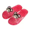 Chinelos de Banheiro Antiderrapantes Verão Casa Animação Criativa Massagem Cor Candy Desenho Animado Estilo Coreano Feminino Fofo