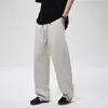 Calça Casual Premium Estilo Old Money para Homens, Novo Lançamento Verão 2026, Corte Solto, Perna Reta, Calça Esportiva com Efeito Drapeado