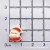Mini Serie Navideña de Dibujos Animados Accesorios de Resina DIY Pegamento de Crema Muñeco de Nieve Arte de Uñas Navideño Pasador Accesorios para Joyería