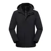 Ropa de Carga para Exteriores Tres en Uno Mono de Dos Piezas para Hombres y Mujeres Chaqueta Gruesa Cálida de Forro Polar