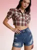 Fábrica de Origem Transfronteiriça Europeia e Americana Novo Estilo de Verão Shorts Casuais Jeans Rasgados Tendência Estilo Europeu e Americano Feminino