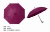 Serie Hoja Roja Paraguas Impermeable Completamente Automático Protección Solar para Hombre Paraguas Plegable Casual para Mujer Lote Paraguas para Sol o Lluvia