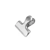 Clips Selladores de Cocina Color Acero Inoxidable Pintado en Spray Dorado, Clips para Bolsas de Snacks, Clips para Carpetas de Archivos, Clips Selladores, Pinzas para la Ropa