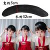 Peluca de ropa Han pelo completo seda sosteniendo la cara estilo Tang almohadilla para la frente bolsa para el pelo falda Cheok moño estilo traje antiguo bolsa de cuerno completo