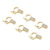 Hebilla de conexión de oro real chapada en oro de 14 quilates con preservación del color, hebilla universal, joyería hecha a mano, pulsera, collar, pendientes, accesorios, material