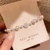 Pulseira de Pérolas Irregular Ajustável Estilo Francês, Design de Nicho, Pulseira Versátil, Luxo Leve, Sensação de Alto Padrão, Joias para Atacado