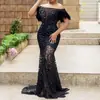2025 Transfronterizo Amazon Falda Larga Sexy de Lentejuelas Elegante Dama Ropa para Mujer Ajustada al Cuerpo Estilo Sirena Vestido de Noche para Mujer
