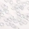 Colgante Pindou Buscando Amor Accesorios Anillo de Resorte Aro Abierto Cadena de Extensión Cadena de Cuentas Llavero con Cascabel Cierre Accesorios DIY