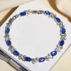 Suministro Transfronterizo Joyería de Color en Forma de Cruz Circonita Siete Colores Pulseras Europeas y Americanas Multicolores Opcionales Pulseras para Mujer Venta al por Mayor