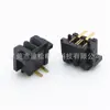 Soporte de batería enchufable de pie curvo de 2p espaciado 2.0PH conector de batería de matamoscas eléctrico base hembra DS-A11F-C-2P-L1