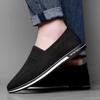 Dropshipping Verão 2024 Novos Sapatos de Tela Meias Preguiçosas Sapatos Masculinos Tecido Fly Respirável Sapatos Casuais Masculinos