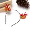 Regalo de Navidad Estilo Bosque Diadema de Astas de Ciervo Femenina Linda Pinza para el Cabello de Niños Diadema de Papá Noel Accesorios para Adultos