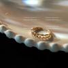 ¡Sácalo para hacer estallar la calle! Anillo de circonita microincrustada Anillo abierto ajustable elegante y genial estilo japonés y coreano para mujer