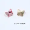 Mariposa Grande Dongzhou 10*9 Color Coñac Rosa Pedrería para Uñas Diamante de Imitación Colorido Decoración de Uñas Accesorios para Pasadores DIY