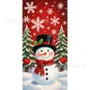 Cortinas para Puerta de Navidad, Banderas para Puerta, Cajas de Regalo, Decoraciones para Interiores y Exteriores, Banderas para Eventos Festivos, Envío Transfronterizo
