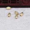 Joias DIY Latão 24k Contas com Contas Contas Onduladas Adorno de Cabeça Hanfu Guirlandas Todo o Cabelo Grampo de Cabelo Flor Material Artesanal B748