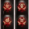 'Xi' Caractere Casamento Especial Decoração de Quarto de Casamento Conjunto Adesivos do Caractere 'Xi' Suprimentos de Casamento Conjunto Completo Adesivos da Porta Principal do Quarto Porta 'Xi'