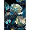 Nueva pintura de diamantes DIY con rosas, diamantes redondos, artesanías de cristal de diamante completo, fabricantes transfronterizos al por mayor