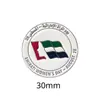 Insígnia de metal com bandeira dos Emirados Árabes Unidos transfronteiriça acessórios de vestuário presentes adesivos para celular fabricantes de origem atacado personalização