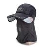 Máscara especial para pesca al aire libre, de secado rápido, antimosquitos, parasol, gorra de ocio, montañismo, pesca, sombrero grande, gorra con visera parasol.