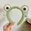 Faixa de Cabelo de Pelúcia Cartoon Fofa para Lavar o Rosto de Mulheres, Faixa Especial para Aplicar Máscaras Faciais, Faixa de Cabelo Antiderrapante para Outono e Inverno para Lavar e Cuidados