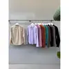 Blusa Feminina Minimalista de Veludo Cotelê de Manga Longa NEIHE Temporada Outono/Inverno Luxo Leve de Alta Qualidade 260297