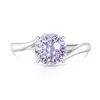 Lo más vendido de TikTok: Anillo Cortado de Fuegos Artificiales Coloridos, Diamante de Alto Carbono Ultra Brillante, Anillo de Brazo Retorcido Simple de Moda, Dropshipping para Transmisiones en Vivo